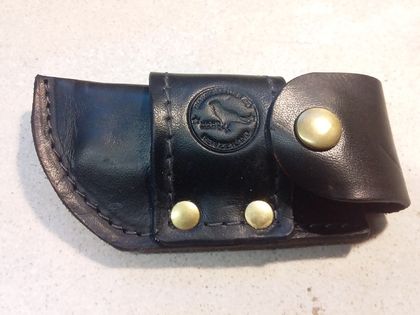 Leather Knife Pouch Horizontal carry