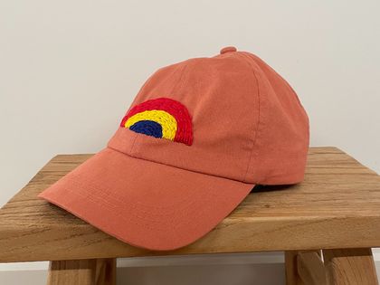 Rainbow Embroidered Cap