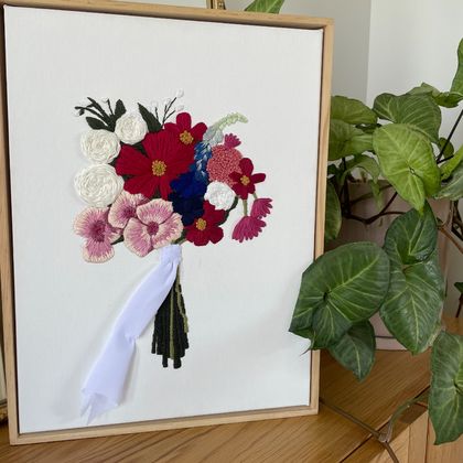 Wedding Embroidery Boquet Commission