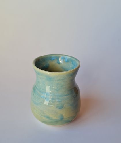 Ceramic Vase - green blue I