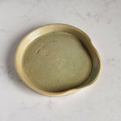 Ceramic Spoon Rest - Tan - Regular