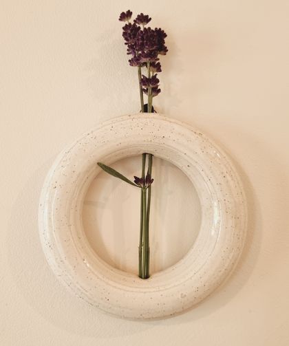 Ceramic wall hanging vase