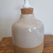 Refillable Ceramic soap or lotion dispenser small