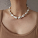 Swan Lake - freshwater baroque pearl necklace