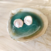 Petals Stud Earrings - freshwater baroque pearl