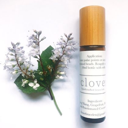 Natural Perfume ~ Clover Days ~ Natural Essential Oil Blend ~ Diffuser Bracelet ~ Essential Oil ~ Aromatherapy