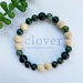 Larger Diffuser Bracelet ~ Lava Rock  ~ Essential Oil ~ Aromatherapy ~ Gemstone Bracelet ~ Taiwan Jade ~ Natural Eco Beech Wood