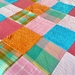 Vintage blanket and candlewick throw
