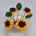 Glass Art - Sunflowers - Midi Bouquet