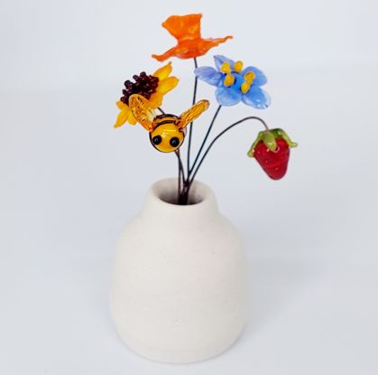 Glass Art - Large Multiflora Bouquet