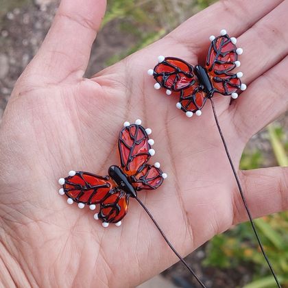Glass Art - Monarch Butterfly (Large)