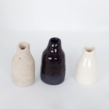 Glass Art - Locally Made Ceramic Vases TALL