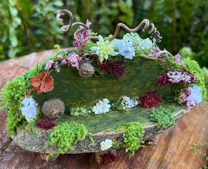 ✨  FAIRY WOODEN GARDEN BENCH SEAT  ✨