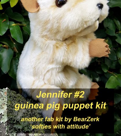 'Jennifer' #2 - our fabulous guinea pig puppet!