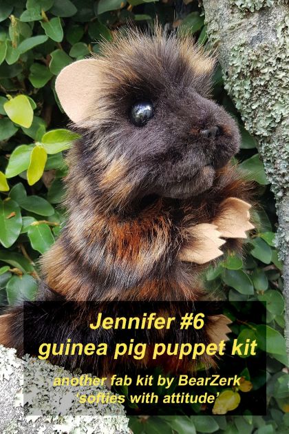 'Jennifer' #6 - our fabulous guinea pig puppet!