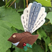 Hand-Stitched Felt Fantail/Pīwakawaka Christmas Ornament