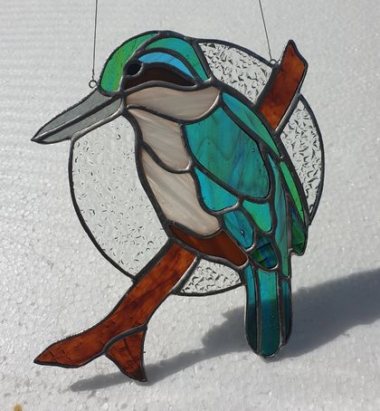 Stained Glass Kingfisher
