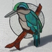 Stained Glass Kingfisher
