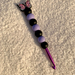 6.5MM PURPLE & BLACK BUTTERFLY CROCHET HOOK