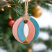 Ceramic Christmas Tree Decoration Crescent Design