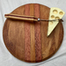 Cheese board with Holey Cheese Knife