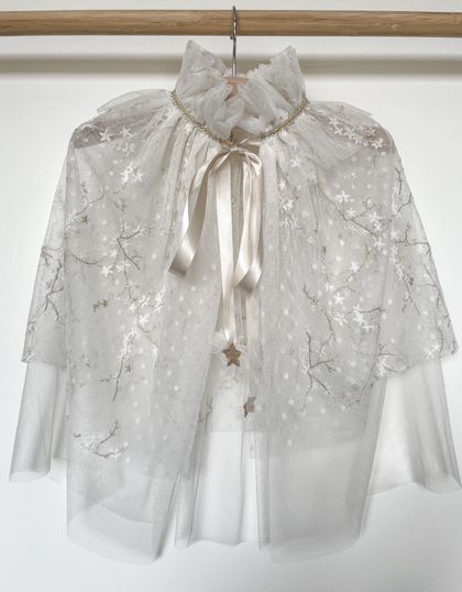 Vanilla blossom dress-up cape