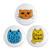 I Love Cats badge Set