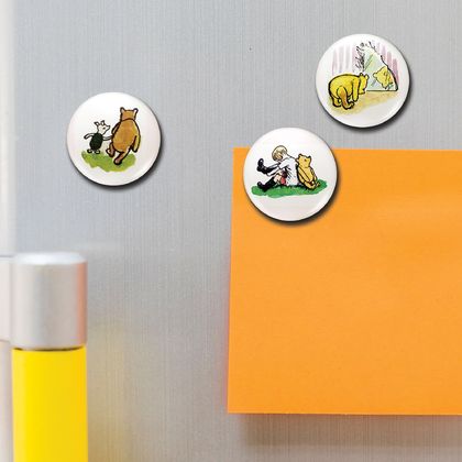 Pooh Bear & Friends  Button Magnets