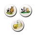 Pooh Bear & Friends  Button Magnets