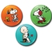 Snoopy & Friends Set of 3 mini  magnets
