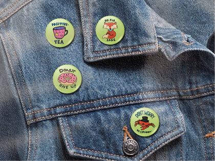 Four Punny Pins