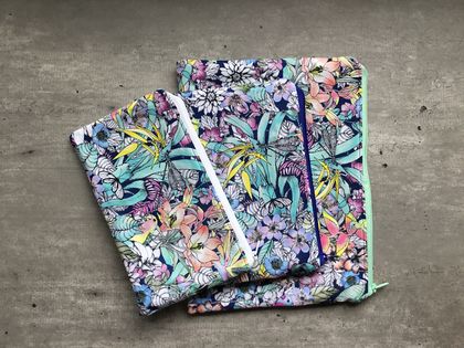 Tropical Dreams - Zipper purse bag set 