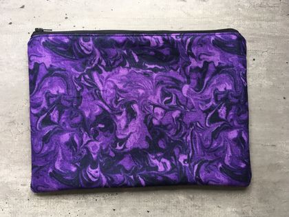 Purple Oil   - Large Zipper bag