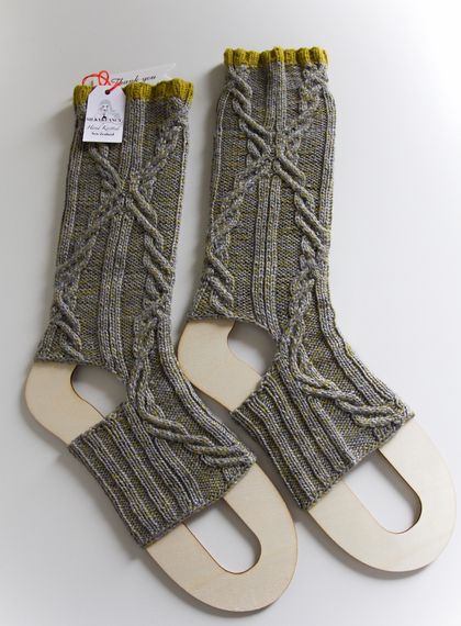 Winter Yoga Socks . Merino Silk Cashmere Socks 
