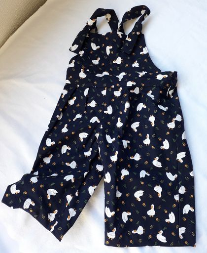 Baby Overalls - Just us Geese - 12 Month 