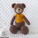 Teddy Bear (in Yellow Tee) - Quality Handmade Crochet 