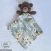 Muslin Rattle Teddie (Brown)