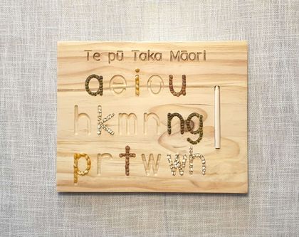 The Maori Alphabet Learning Board