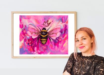 'Queen Bee' Fine Art Prints