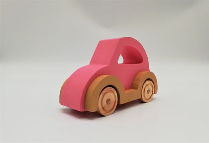 Pink VW Beetle City Car