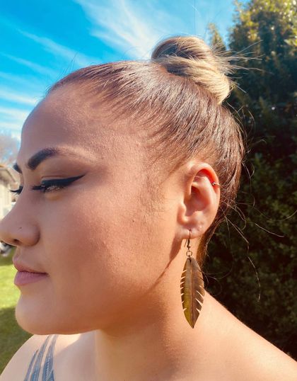 Kiwi earrings
